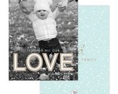 Holiday Photo Card - Set of 50 Cards - Sending Love by Flair Designery Il_170x135