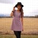 Vintage 60s Mini Mod Babydoll Dress XS Small