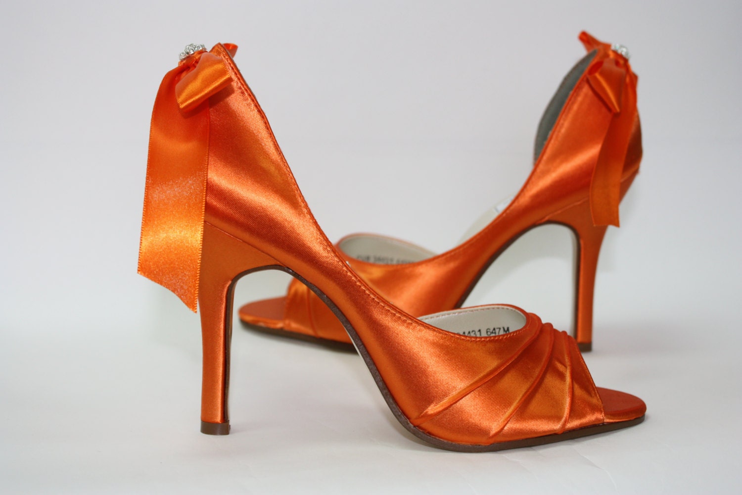 orange tan shoes