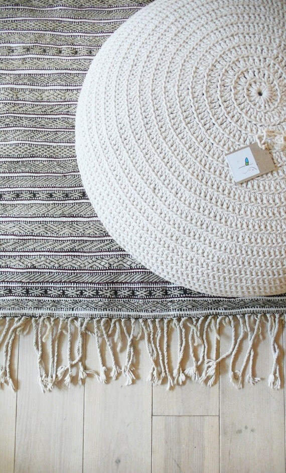 Vintage Beni Ouarain Handira -  Moroccan Wedding Rug