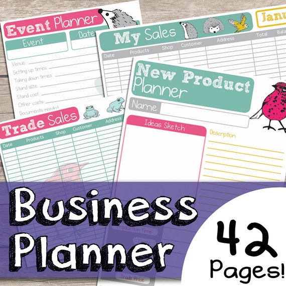 Items Similar To Business Planner Printable - Business Planner Download ...