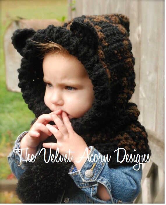 Crochet PATTERN-The Loxin Leopard Cowl (12/18 months, Toddler, Child, Adult sizes)