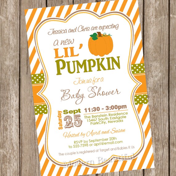 Fall Baby Shower Invitations 5