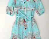 vintage style shirt dress