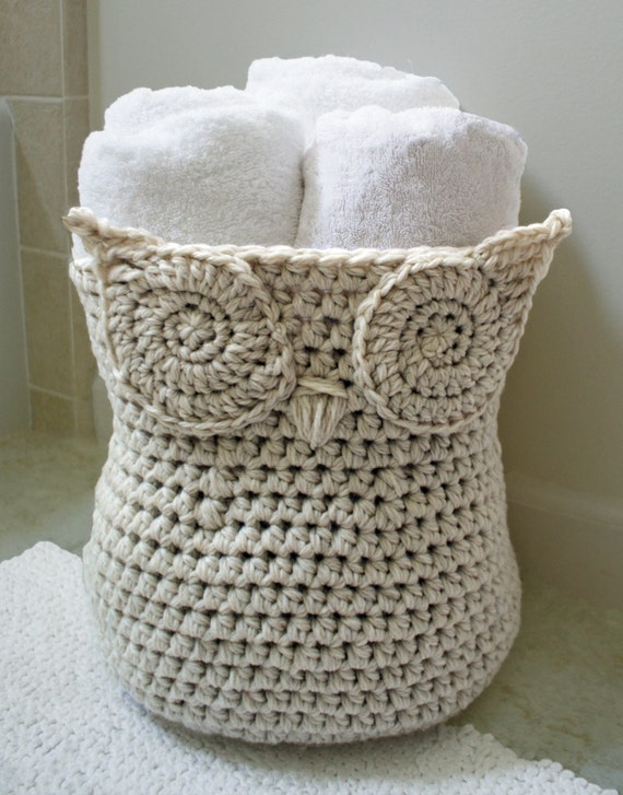 crochet pattern owl etsy Crochet  Crochet Owl  Pattern  Basket Pattern