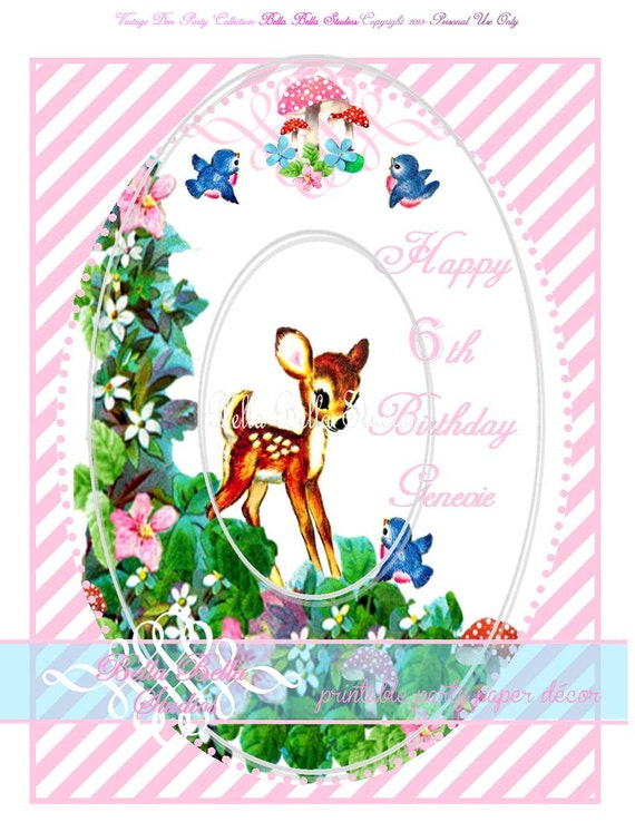 DEER DOOR SIGN ~ Personalized Printable Download Il_570xn