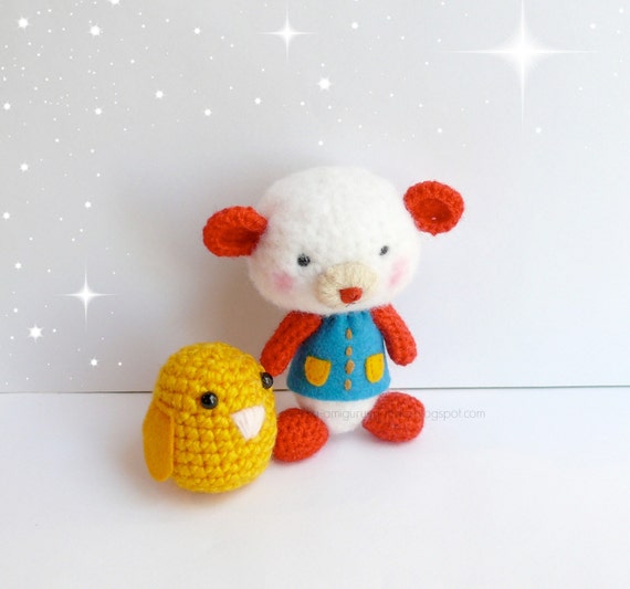 Items similar to Teddy bear amigurumi crochet, Plush bear ...