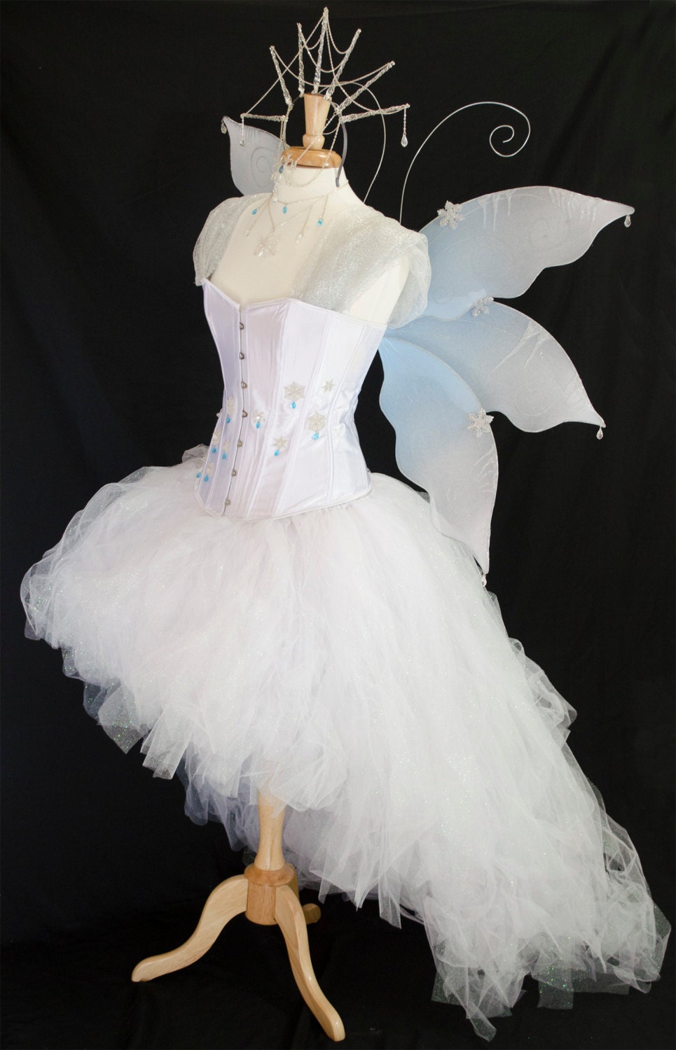 White tulle fairy skirt ready to ship