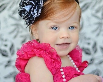 pink baby headband vintage inspired headband chiffon items similar to pink black and white vintage inspired pink baby headband vintage inspired headband chiffon items similar to pink black and white vintage inspired