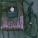 Indigo Sea - wet felted bag