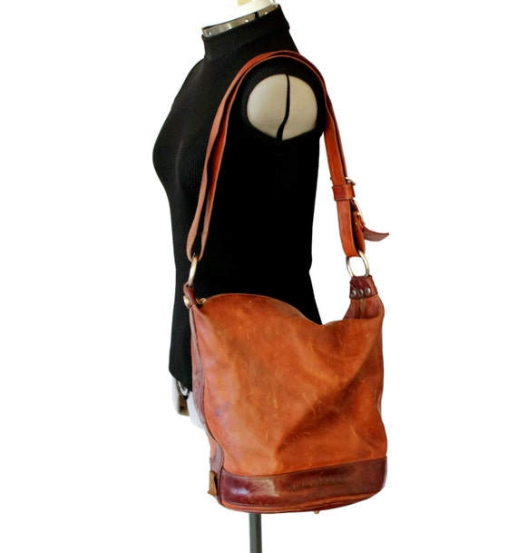 Authentic Marino Orlandi bag. Vintage hobo bag. Crossbody bag.