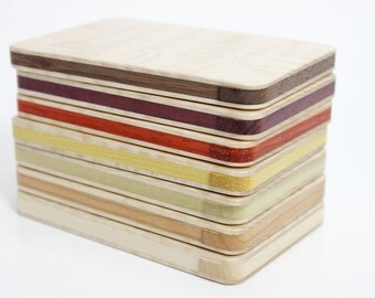 Wood Business Card Case (Curly Maple)