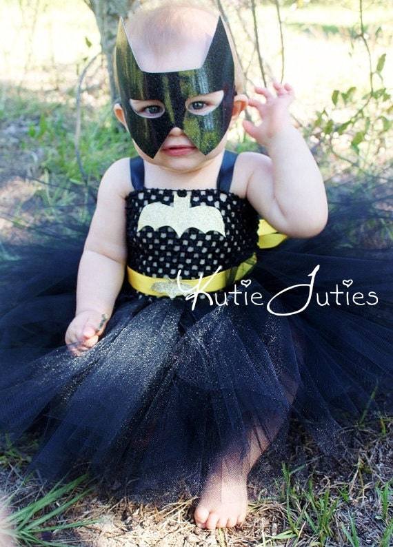 Items similar to The Batgirl Tutu Dress Halloween, Costume, Pageant