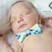 Boys Bow Tie- Blue, White, and Lime Green Diagonal Plaid - Sizes newborn-adult