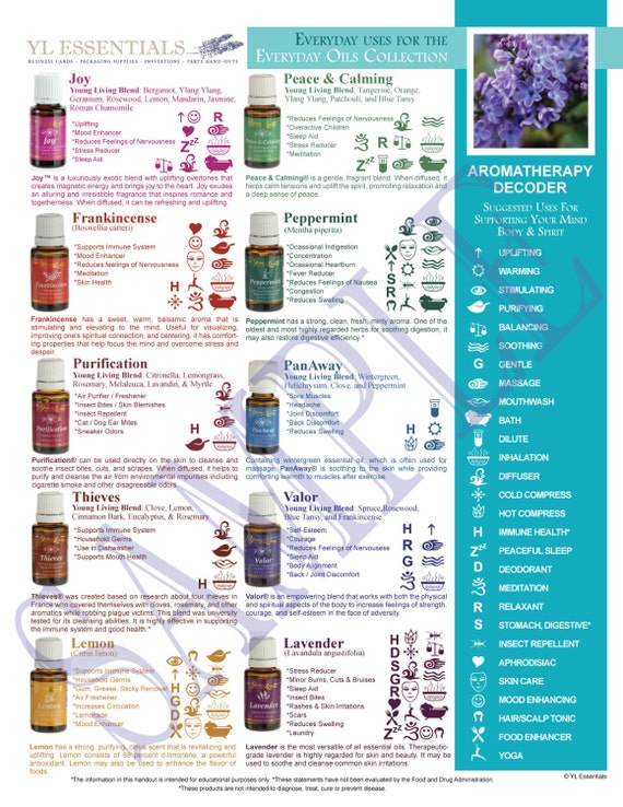 NEW Printable Young Living Party Handout Everyday by YLEssentials