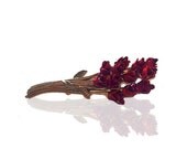 Vintage Rose Brooch - Vintage Rose Pin - Red Rose Brooch - Red Rose Bouquet Brooch - Red Rose Pin - Red Rose Bouquet Pin - Vintage Jewelry