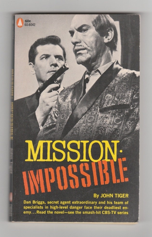Mission Impossible 1960s tv series novel vintage paperback
