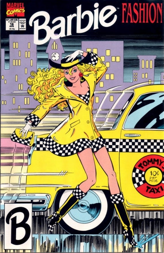 Barbie Doll Yellow Checker Tommy Taxi Comic Book /Vintage