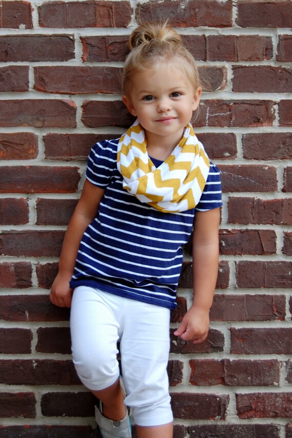 ADDITIONAL COLORS Chevron Toddler Infinity Scarf