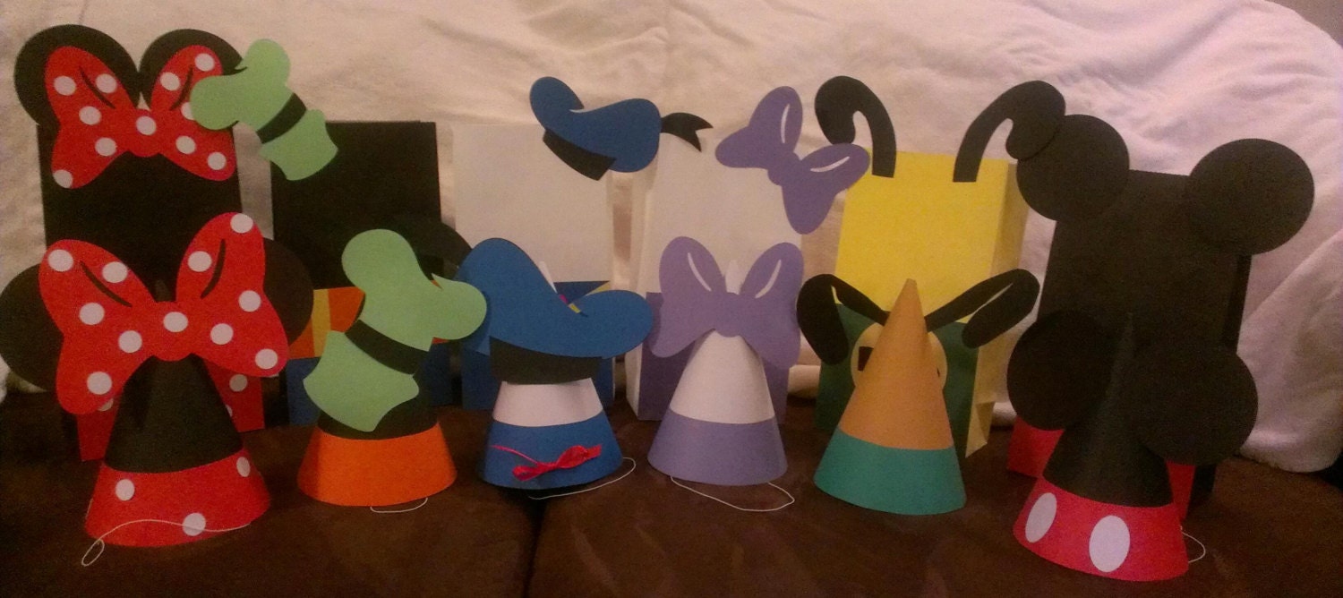 Mickey Mouse Clubhouse Party Hats or Bags