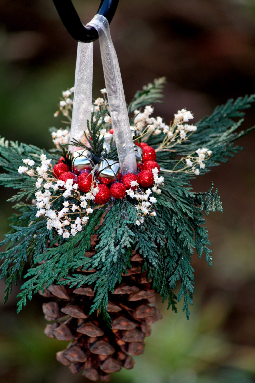 Christmas Pine Cone Ornament, Pine Cone Ornament, Ornament, Christmas Tree Ornament, Christmas, Holidays, Scented Ornaments,Christmas Tree