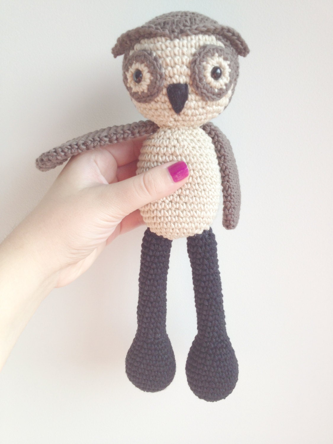 crochet owl plush