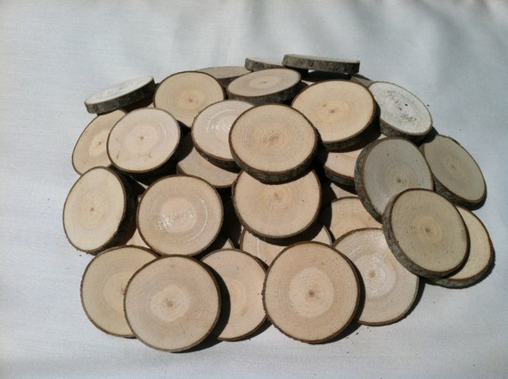 2 Maple Wood 50 Maple wood slices 2" - 2 ...