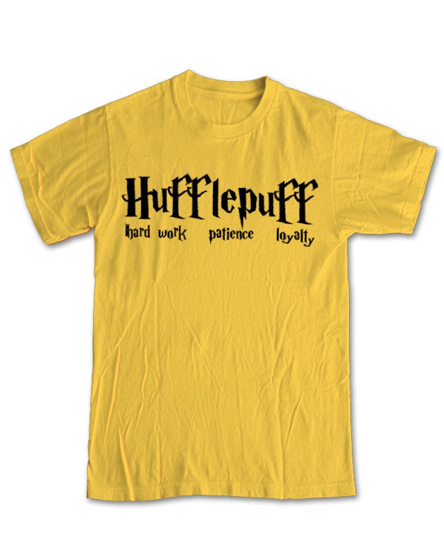 Hufflepuff T-Shirt Harry Potter Inspired Tee Sorting Hat