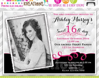 208: DIY Halloween 2 Party Invitation Or Thank by LilRbwKreations