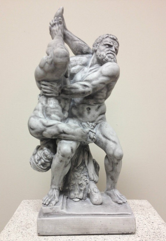 Célèbre Reproduction d'Hercule et Diomède Statue Art par CasaDeArti