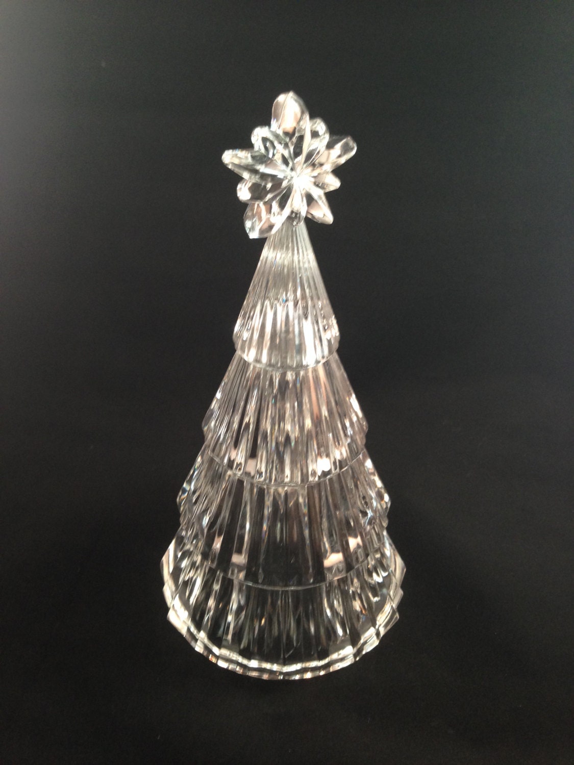 mikasa starshine christmas holiday tree full lead crystal mikasa starshine christmas holiday tree full lead crystal
