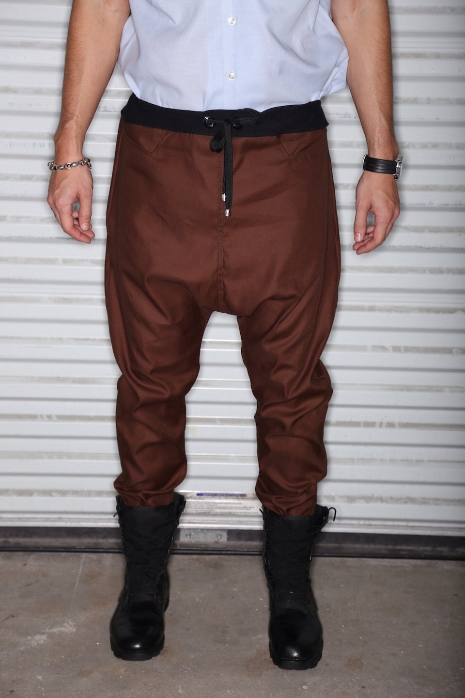 chocolate brown joggers