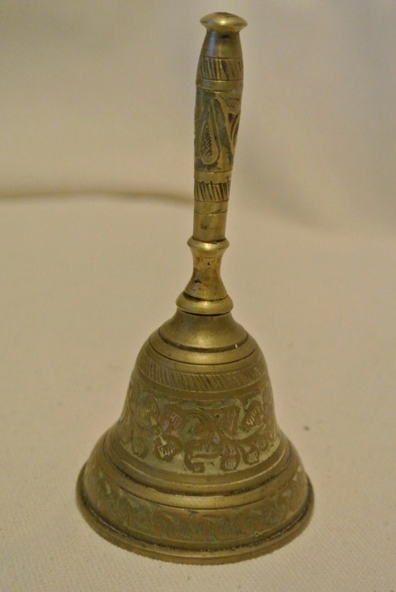 Vintage Brass Bell Made in India an has 3317 on the