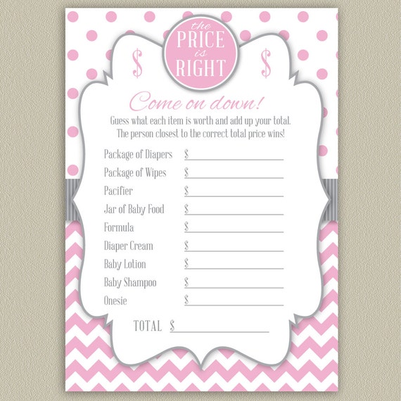 baby shower price is right clip art - photo #6