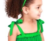 READY TO SHIP: Holly Holiday Headband - Christmas or St. Patrick's Day - Kelly Green - Fits toddler to adult - Cutie Patootie Designz Il_170x135