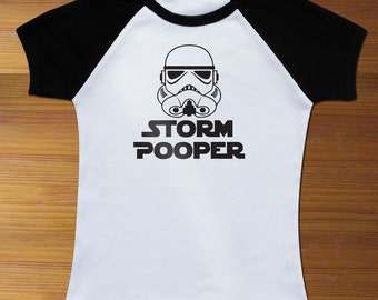 Storm Pooper Raglan Toddler Shirt