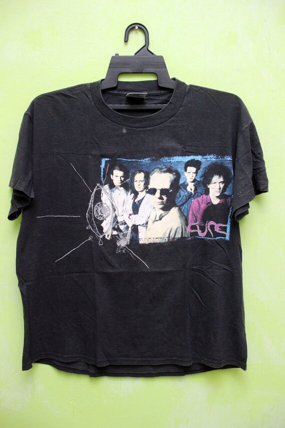 Vintage VTG 90s The Cure T Shirt 1992 WISH Tour by vintagestore13