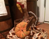 CustomerAppreciation Sale Primitive Thanksgiving Turkey Agnes Ready to Ship