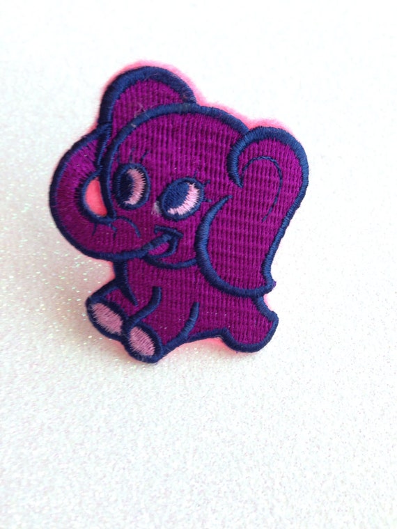 Items similar to Purple baby elephant hair clip on Etsy