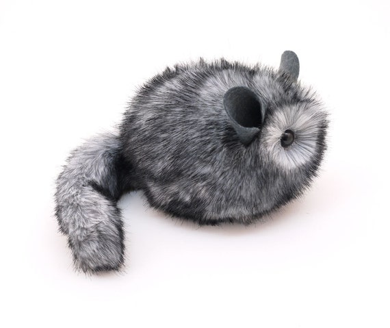 stuffed chinchilla toy