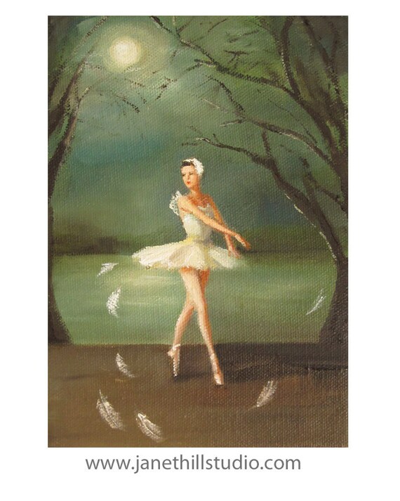Enchanted Dancer:  Moulting Season Often Posed A Challenge For The Swan Queen.  Art Print