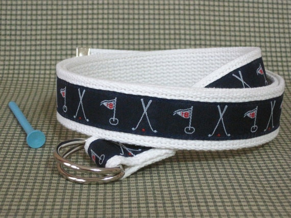 mens canvas golf belts