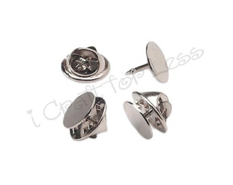 50 Tie Tacks Blank Pins with Clutch Back - Lapel / Scatter Pin - SEE COUPON