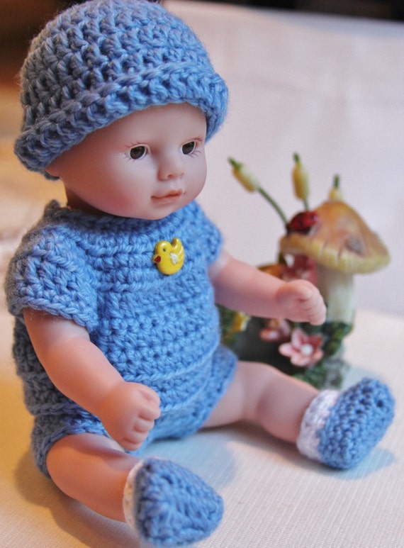 RESERVED stephkruz23 Crochet outfit for Circo 8 inch slim baby