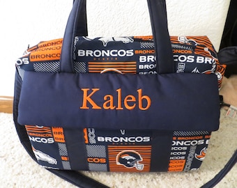 Denver Bronco's Diaper Bag with changing pad by EMIJANE