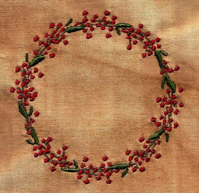 WREATHS in 2 SIZES . Machine embroidery designs