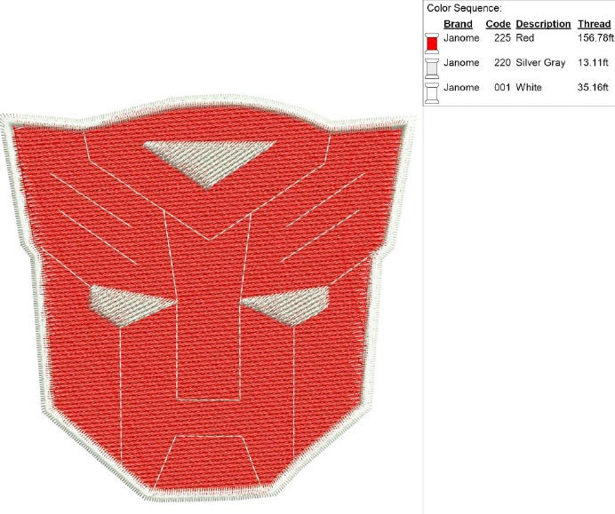 Transformers Bumble Bee Car Applique Embroidery Design