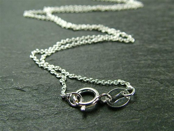 18 Inch Sterling Silver Cable Chain Necklace by TheCuriousGem