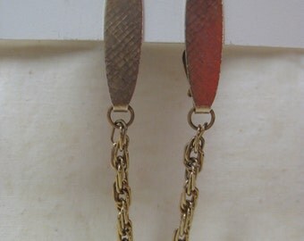 Gold Sweater Guard Clip Vintage