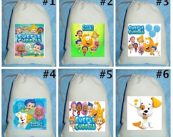 25 (licensed) Bubble Guppies Character Stickers, 2.5 X 2.5